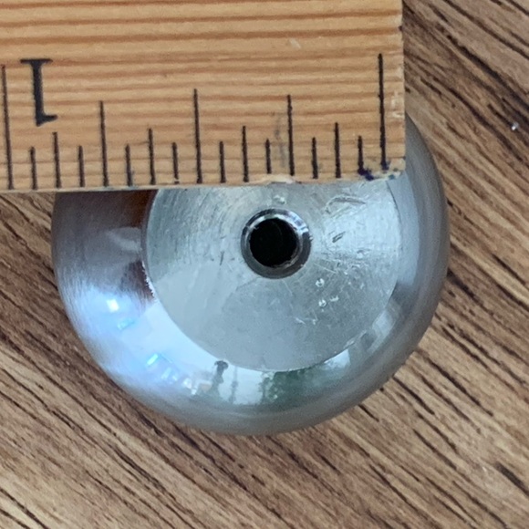 8 Brushed Nickel Kitchen Knobs Vintage Pottery Barn - Picture 6 of 6